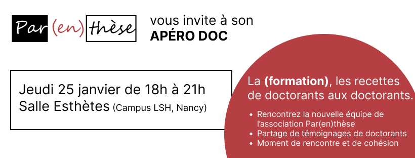 Invitation au premier ApéroDoc 2024