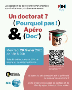 Un doctorat ? Pourquoi pas ! + Apéro·Doc’ Nancy