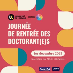 Journée de rentrée doctorale 2025